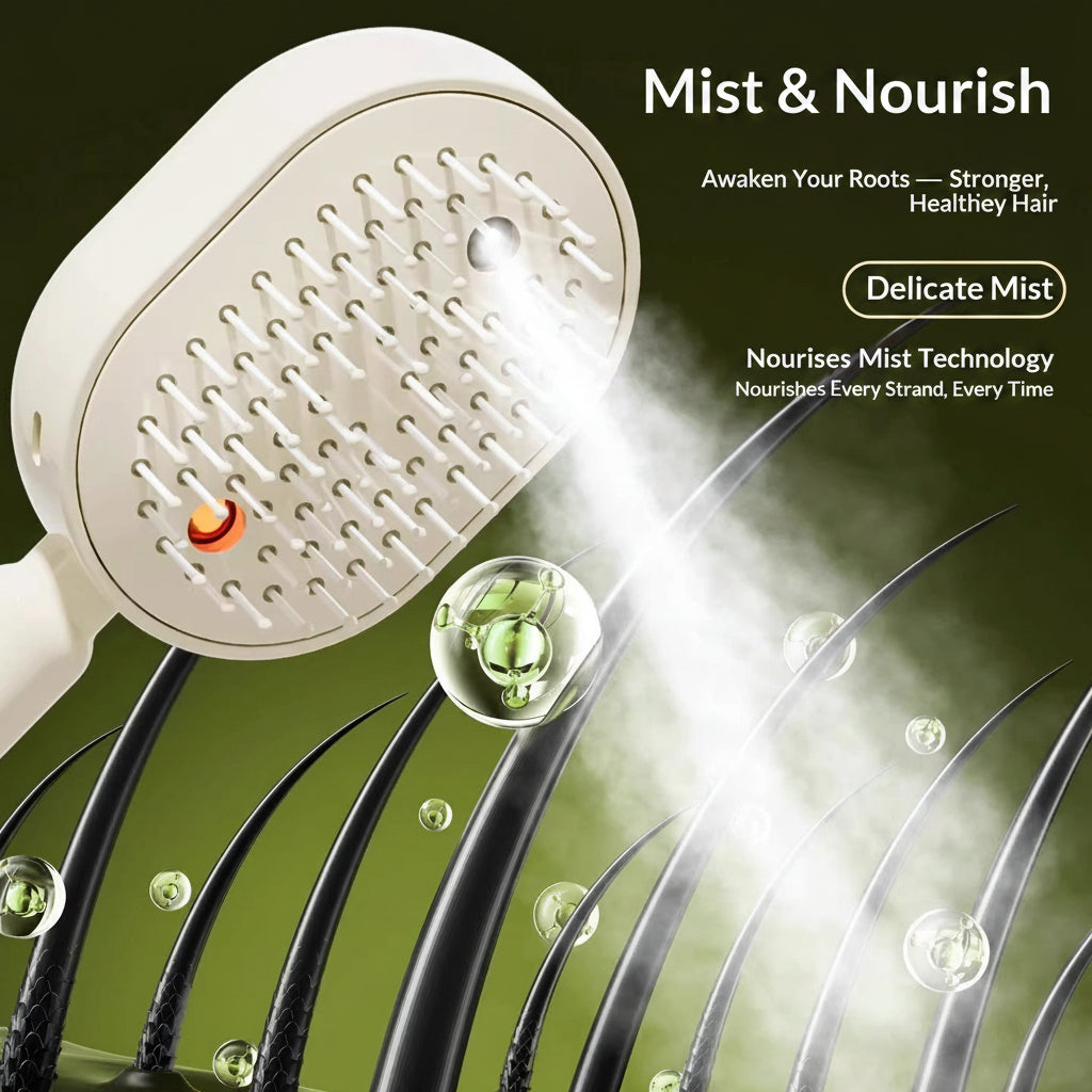 Mist Spray Hair Comb