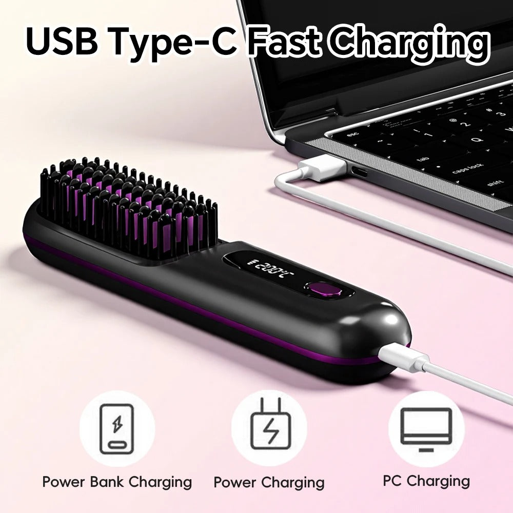 Hair Straightening Brush